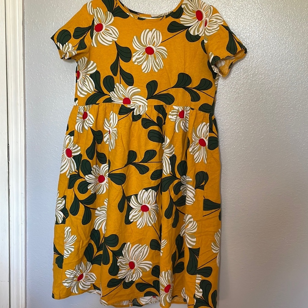 GUC Emery‎ Rose Yellow Floral Dress
